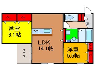 Emouvoirの物件間取画像